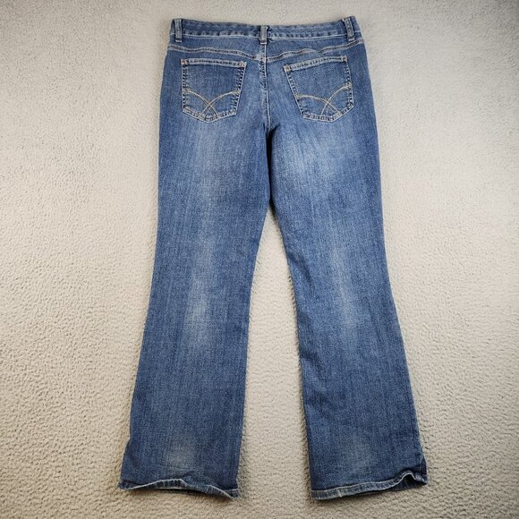 Tommy Hilfiger Jeans Women's 10S Blue Hope Bootcut Curvy Denim Pants Stretch - Picture 2 of 11